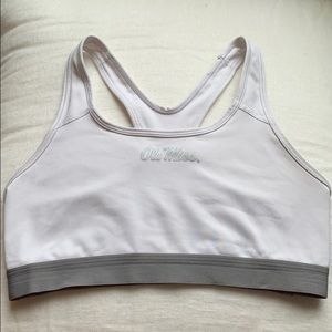 Nike Women's Ole Miss Dri-fit Unpadded Sports Bra